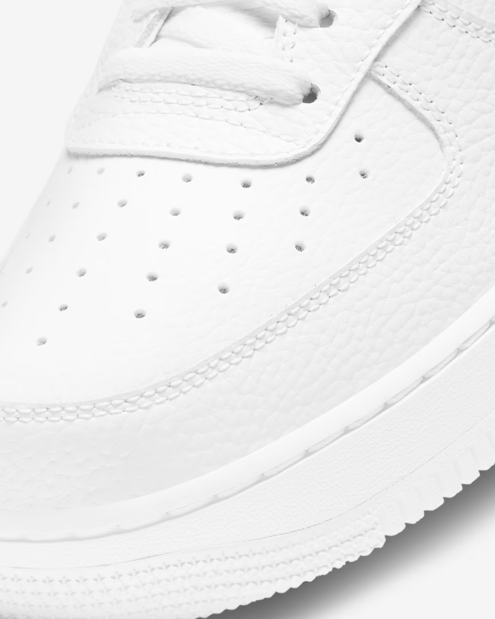 Nithtke Air Force 1 '07 White Black Pebbled Leather