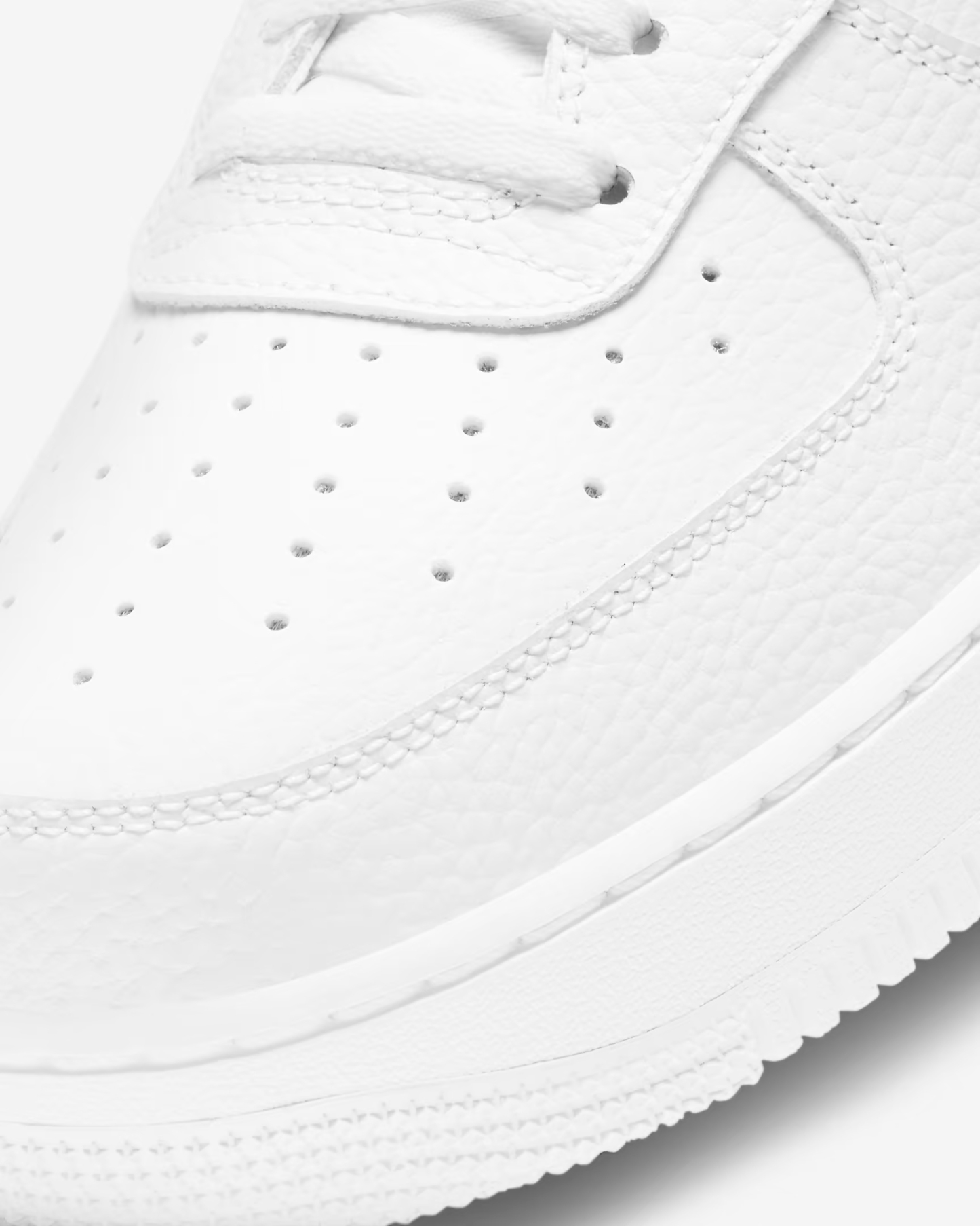 Nithtke Air Force 1 '07 White Black Pebbled Leather