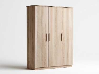 Armoire en bois – chêne clair – 3 portes