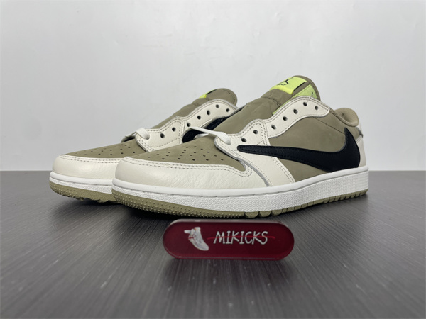Jordan 1 Retro Low Golf Travis Scott Neutral Olive FZ3124-200