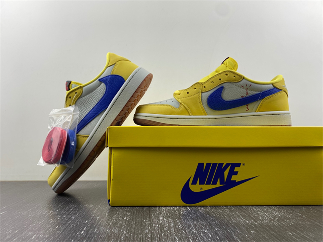 Travis Scott x Air Jordan 1 Low OG “Canary” DZ4137-700