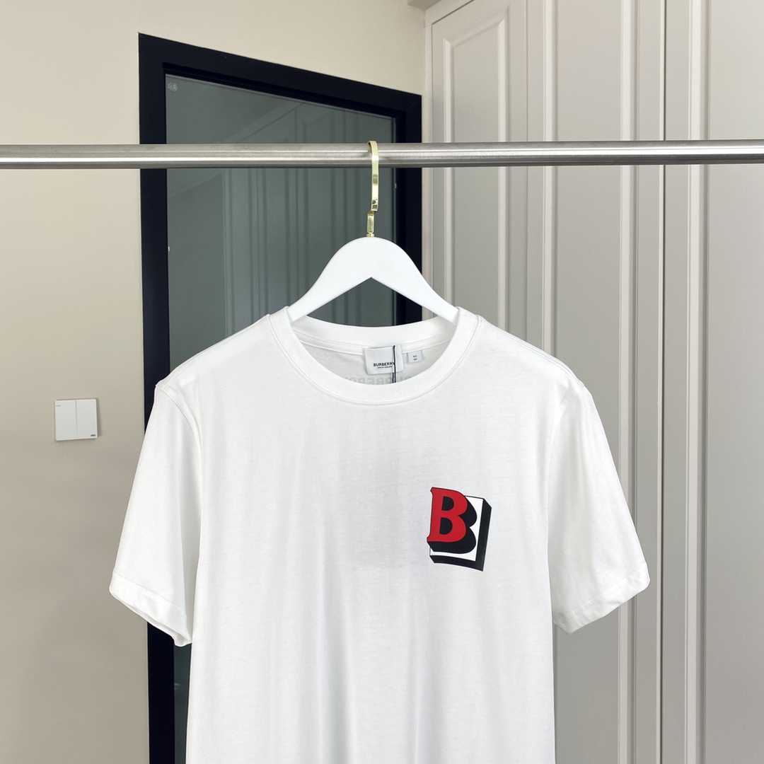 BB Monogram printed cotton short sleeves