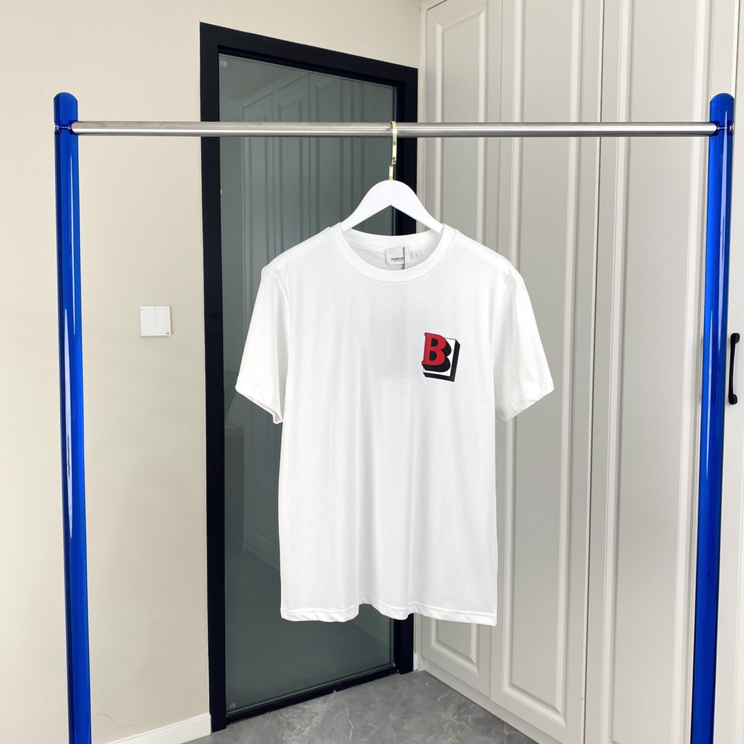 BB Monogram printed cotton short sleeves