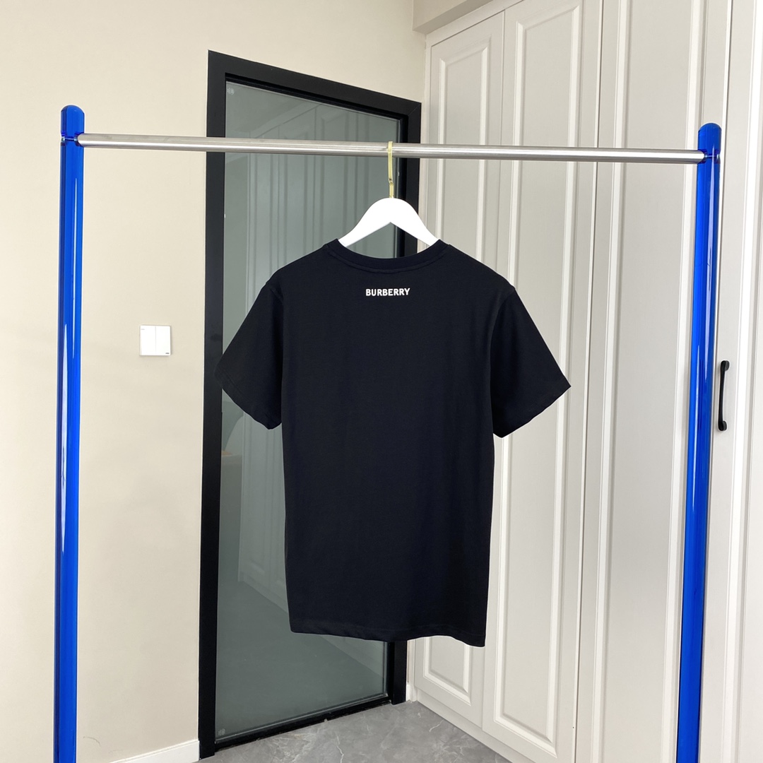 BB Monogram printed cotton short sleeves