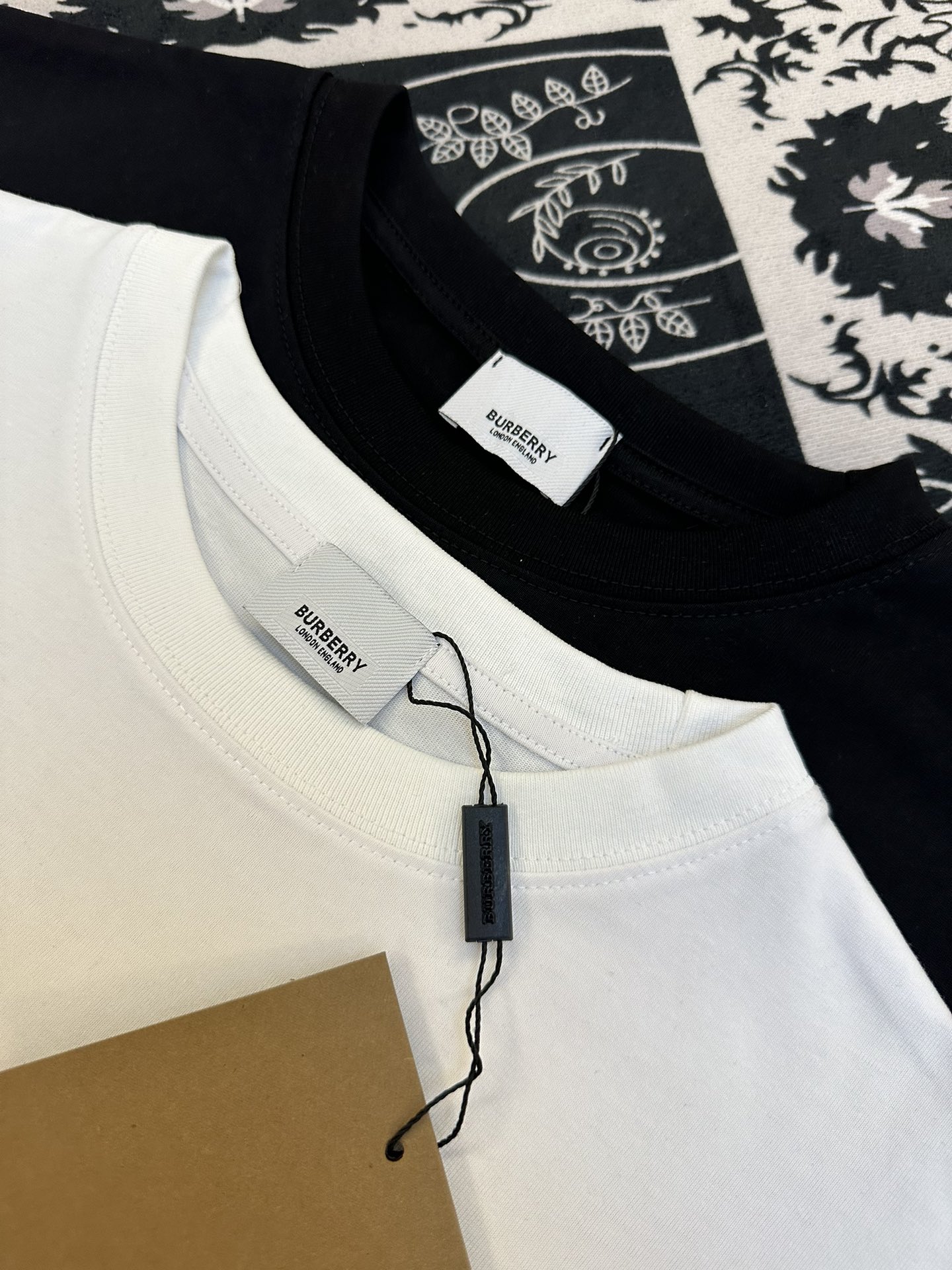 BB Plaid print couple T-shirt