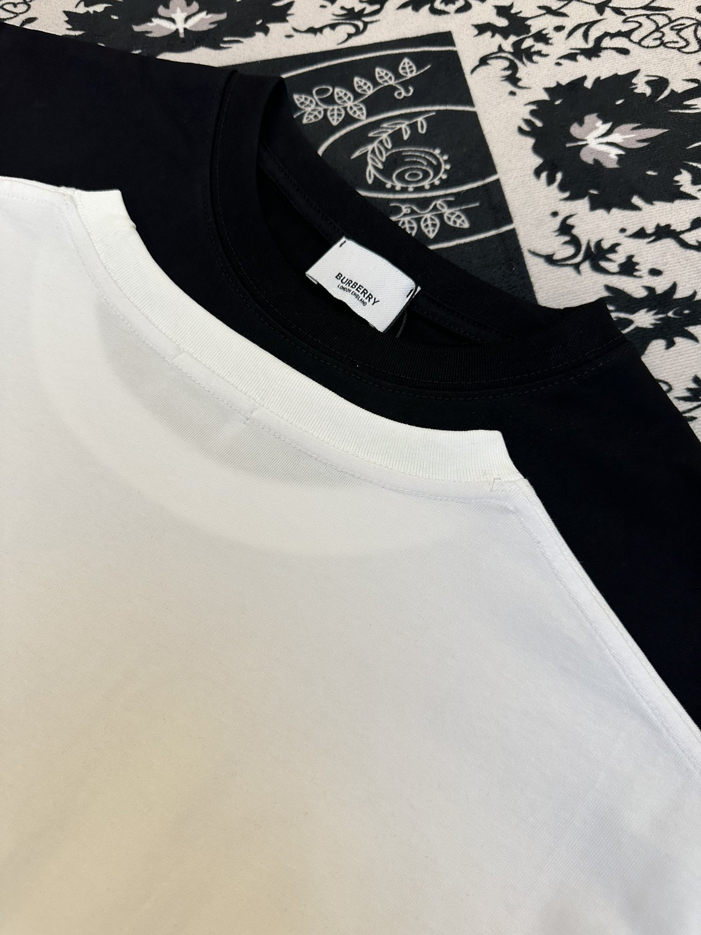 BB Plaid print couple T-shirt