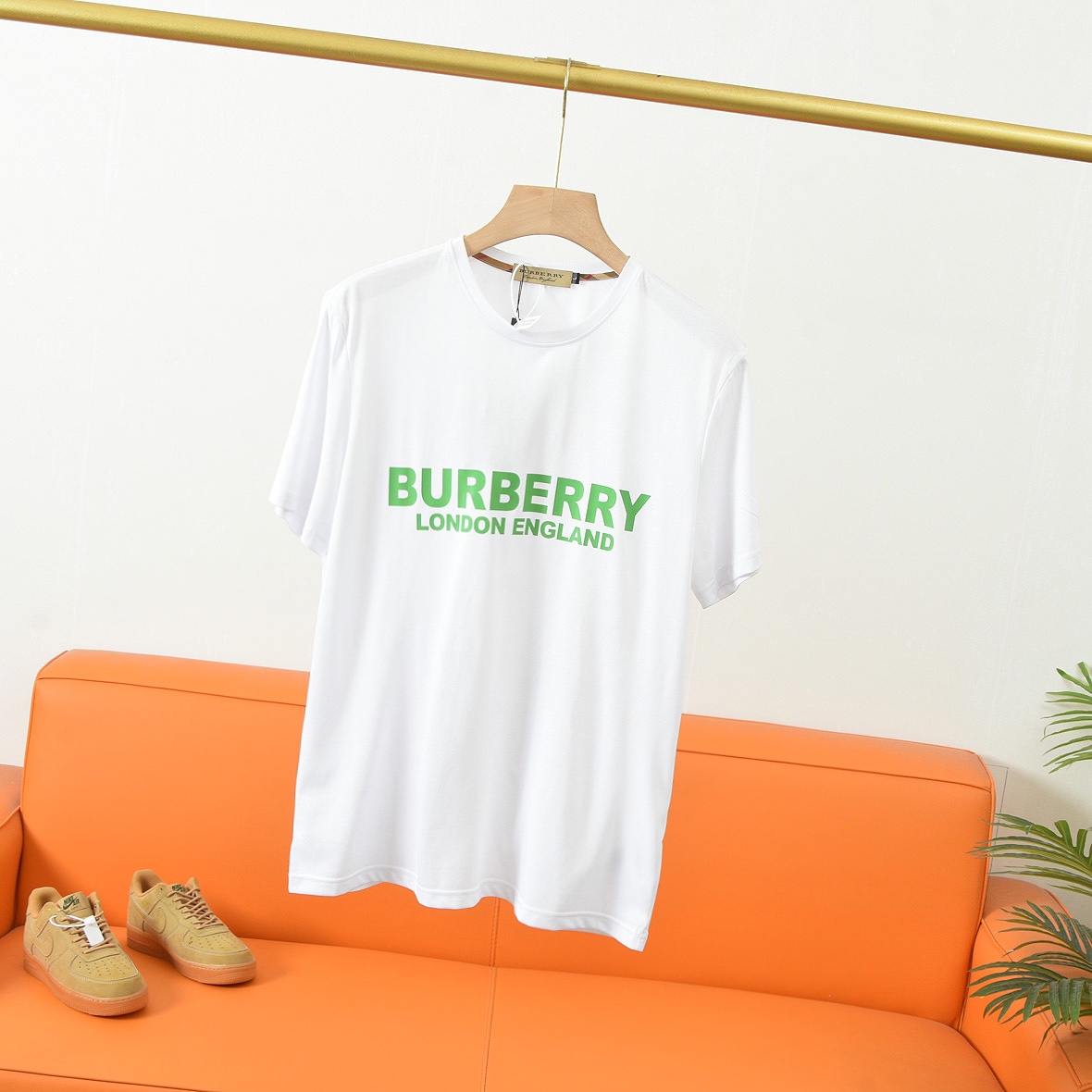 BB Printed cotton crew neck short sleeves