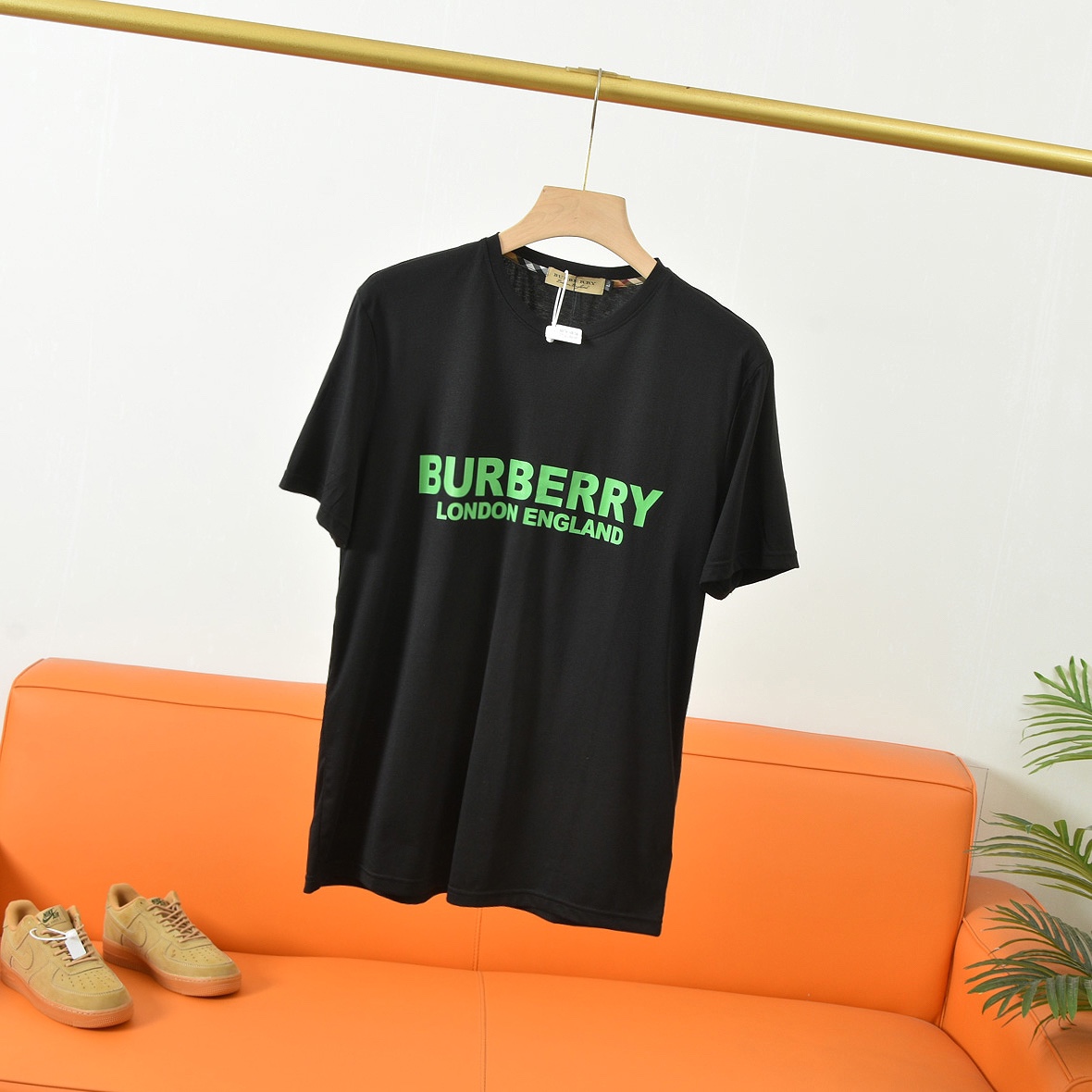 BB Printed cotton crew neck short sleeves