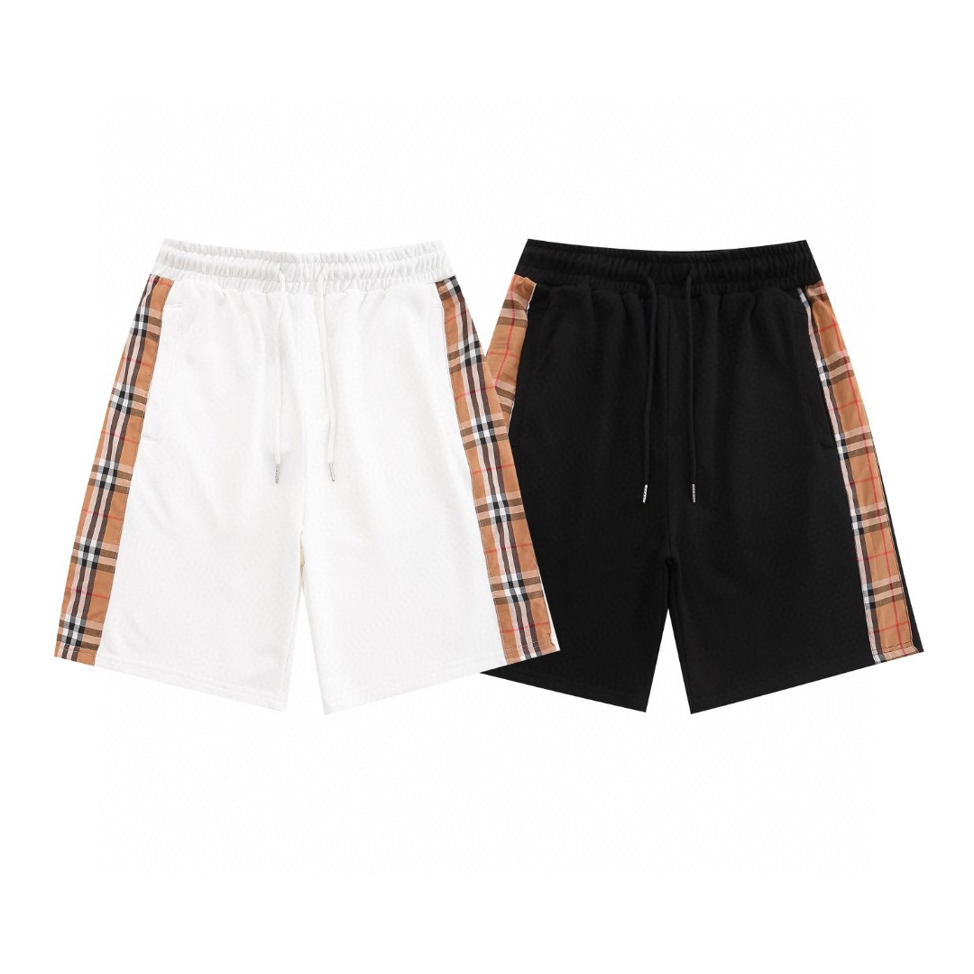 BB 2023ss classic side plaid shorts