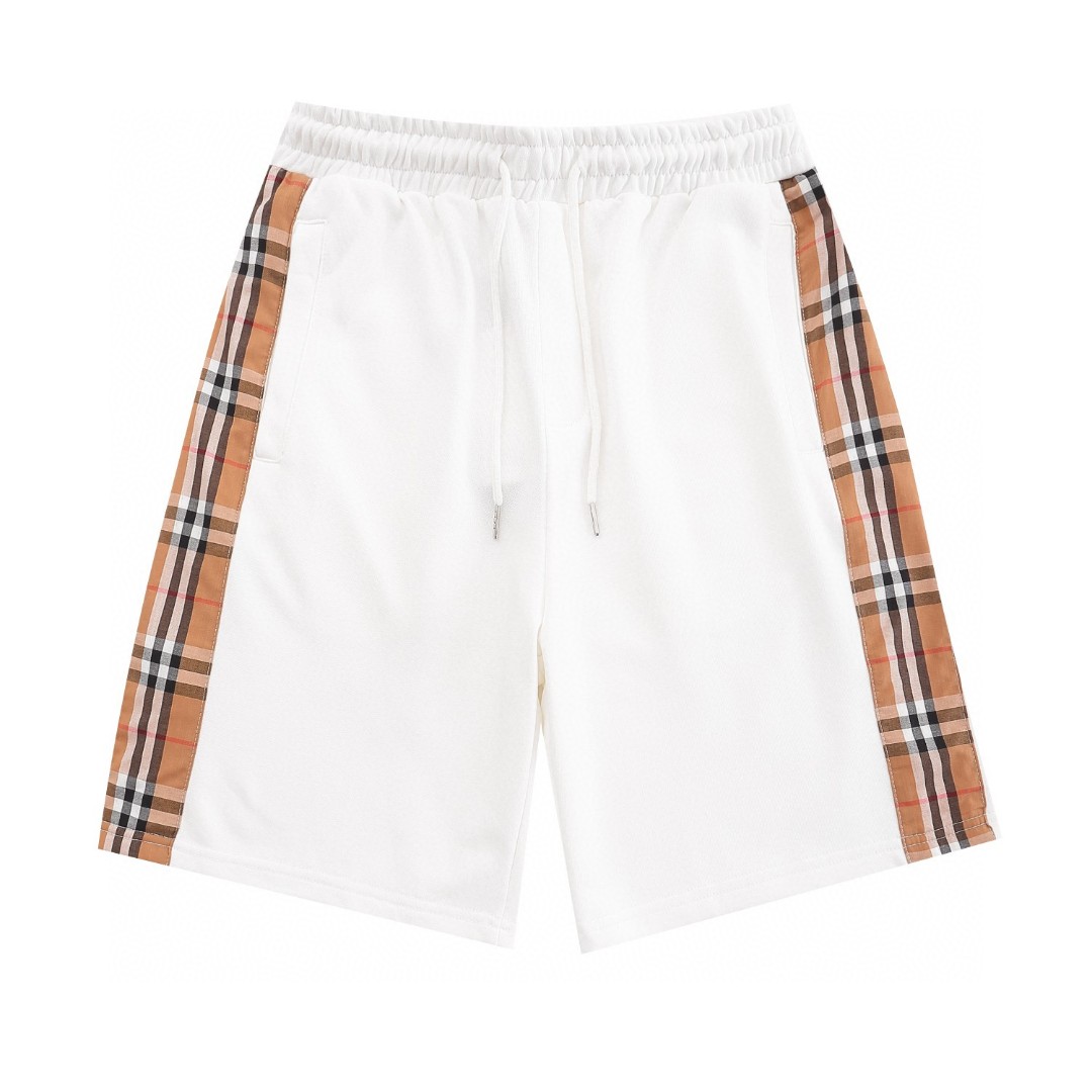 BB 2023ss classic side plaid shorts