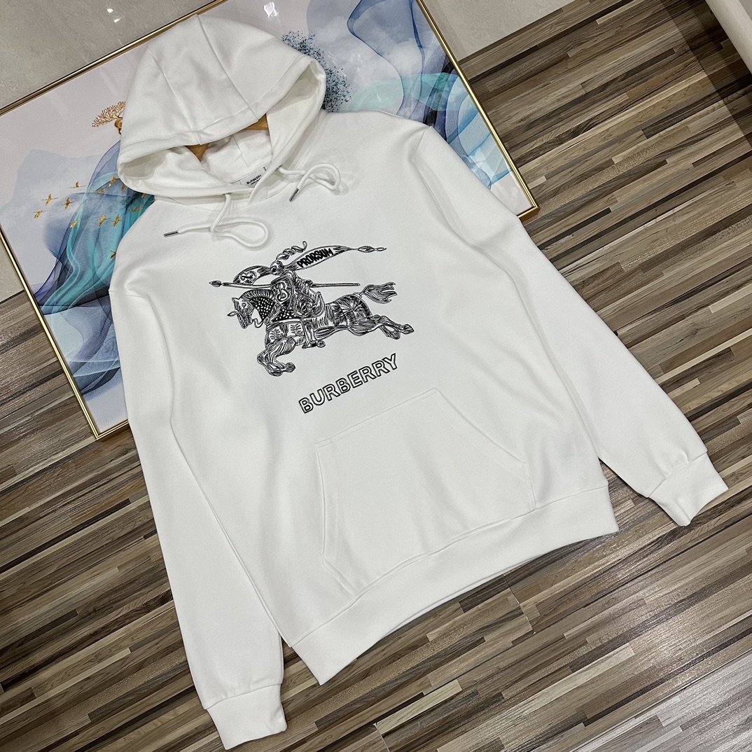 BB war horse sweatshirt with BB lettering embroidery on the chest man and women hoodies