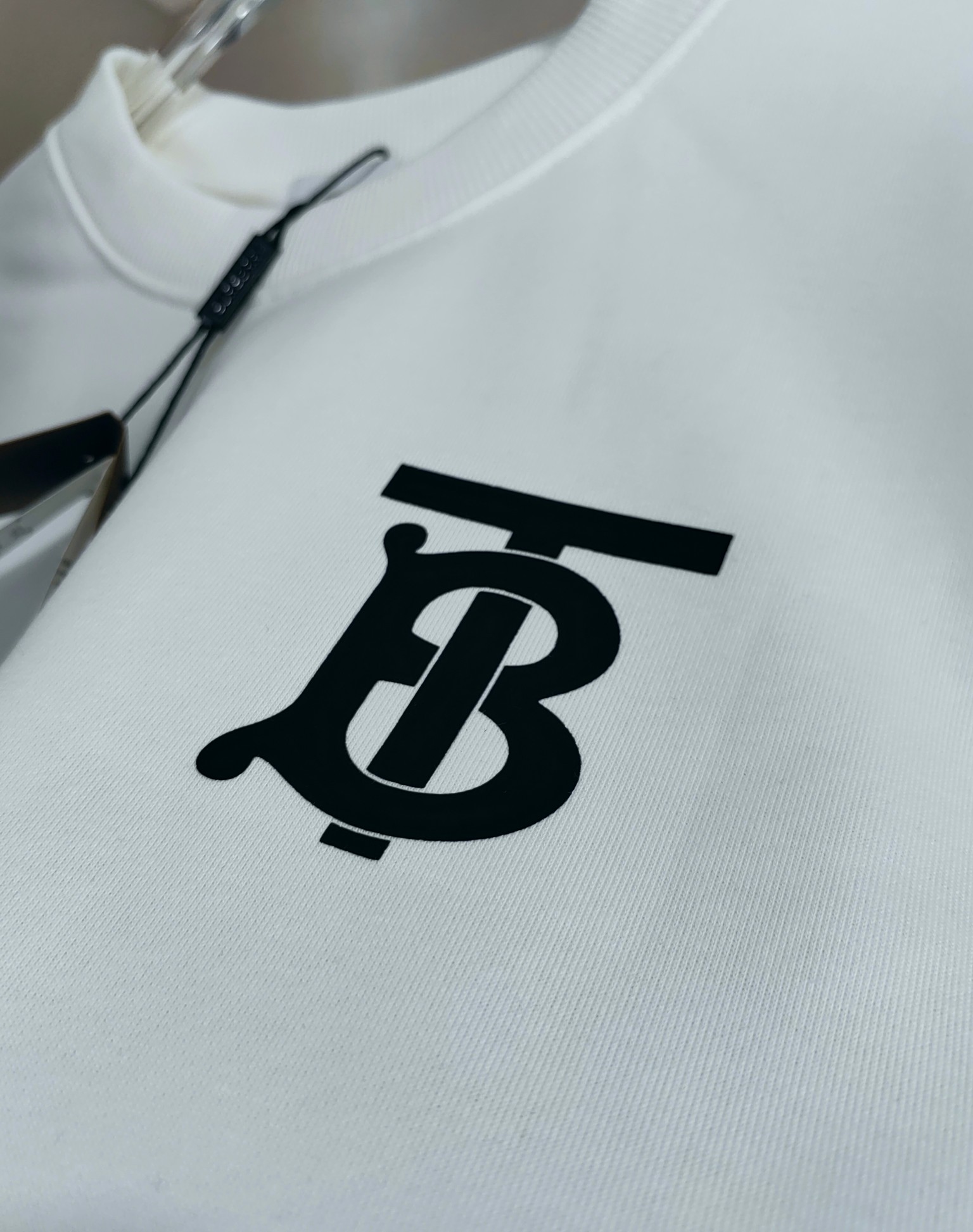BB Classic TB rubber label LOGO round neck sweatshirt