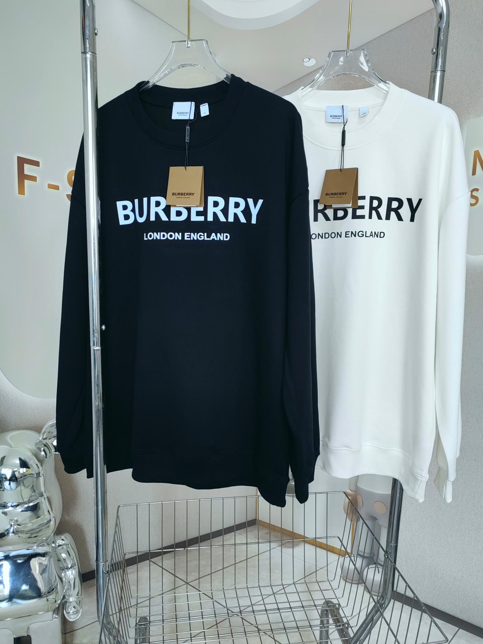 BB Classic LOGO printed crew neck sweatshirt