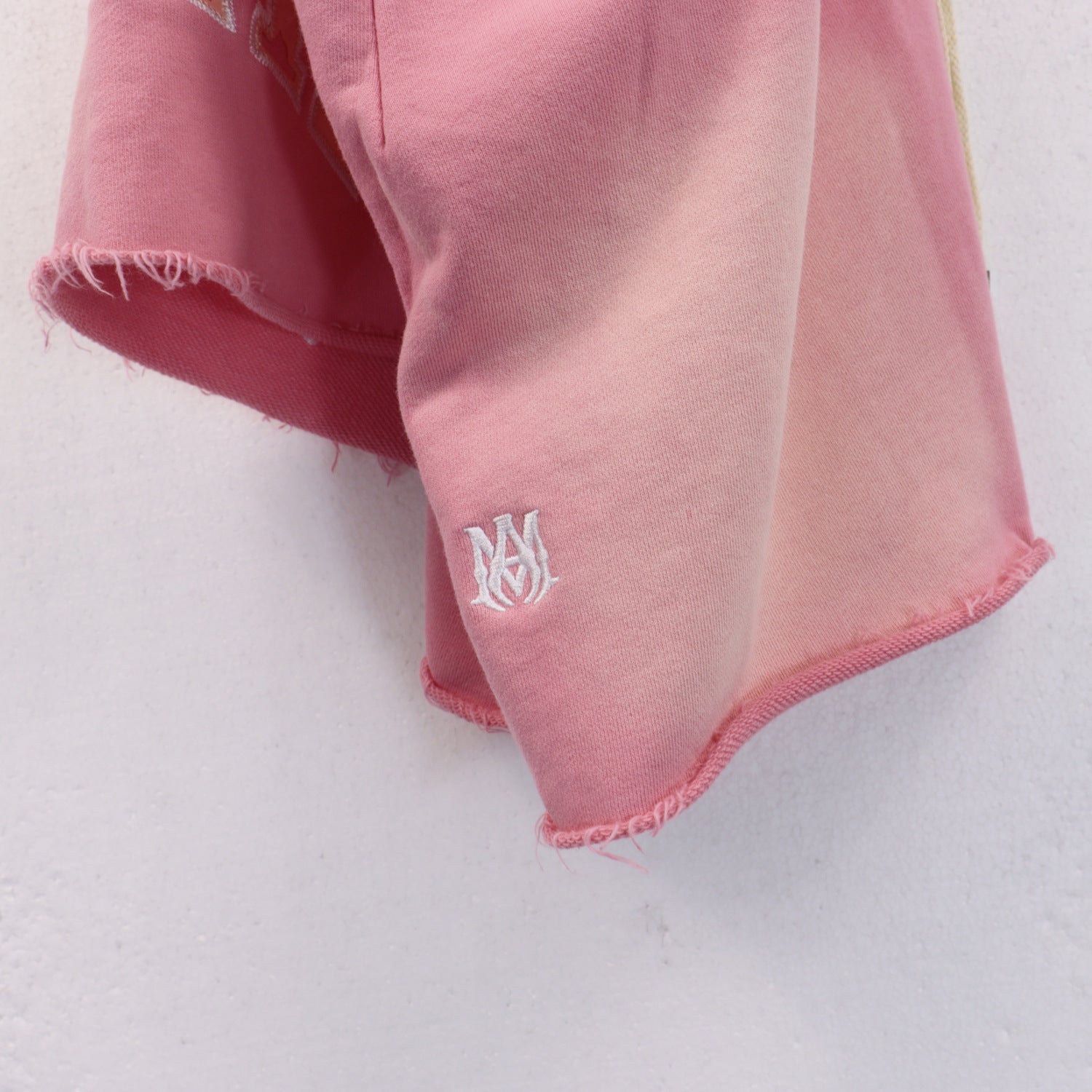 AM Straight-Leg Logo-Appliquéd Cotton-Jersey Shorts