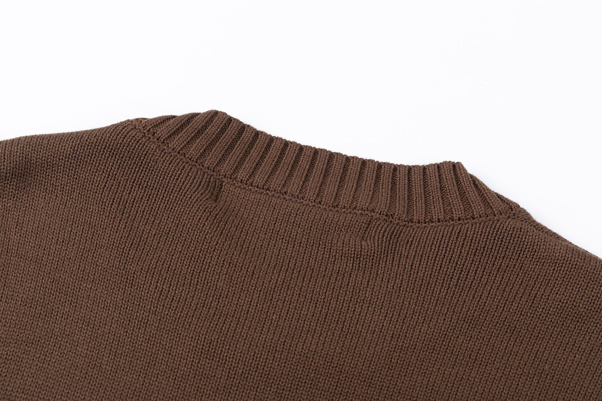 OW Color Block Logo Knit Sweater