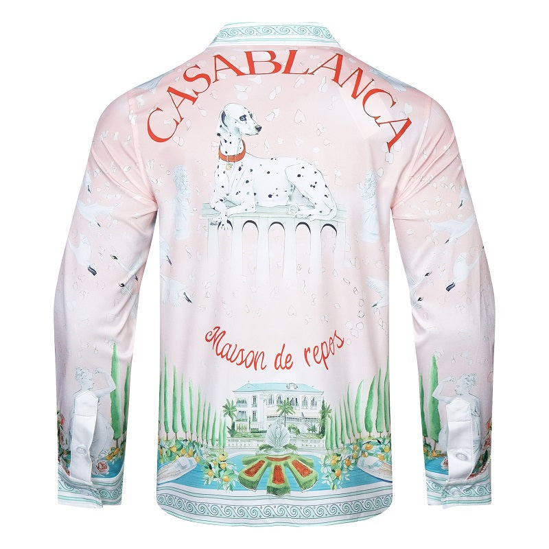 CASABLANCA 23SS New Silk Long Sleeve Shirt 209
