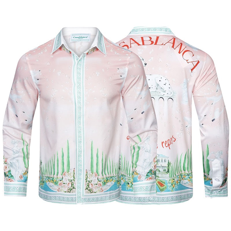 CASABLANCA 23SS New Silk Long Sleeve Shirt 209