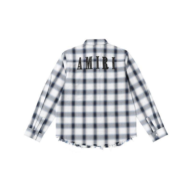 AMIRI 2022 New Retro Template Plaid Shirt