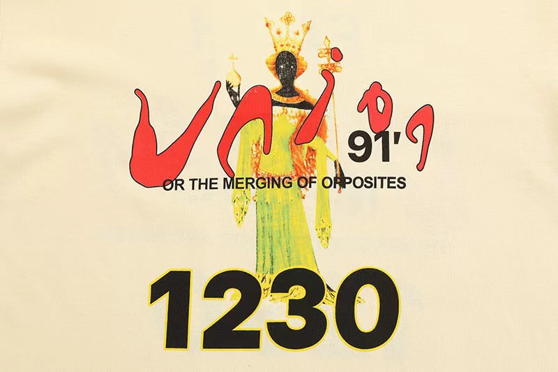 RRR123 Portrait Letter Short Sleeve T-shirt