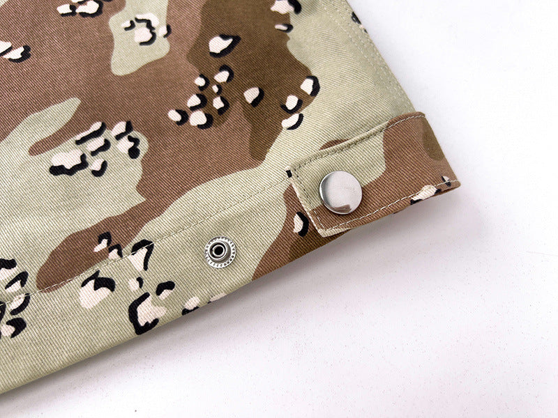 GALL DE Hollywood limited letter coach jacket Camo