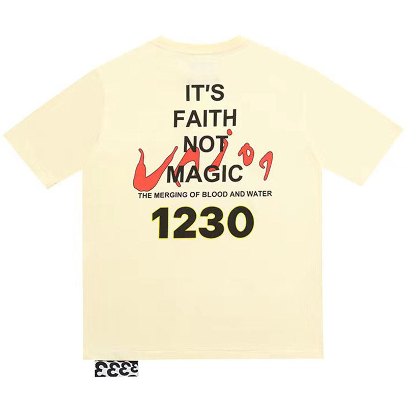 RRR123 Portrait Letter Short Sleeve T-shirt