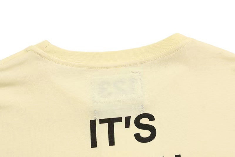 RRR123 Portrait Letter Short Sleeve T-shirt