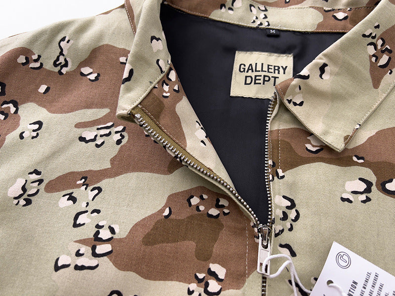 GALL DE Hollywood limited letter coach jacket Camo