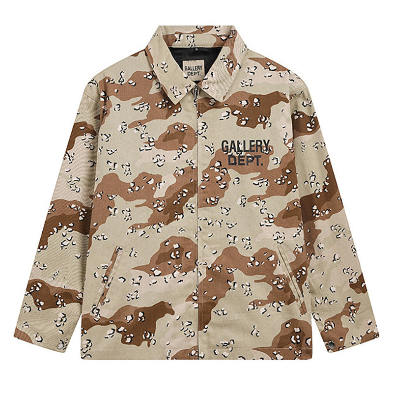 GALL DE Hollywood limited letter coach jacket Camo
