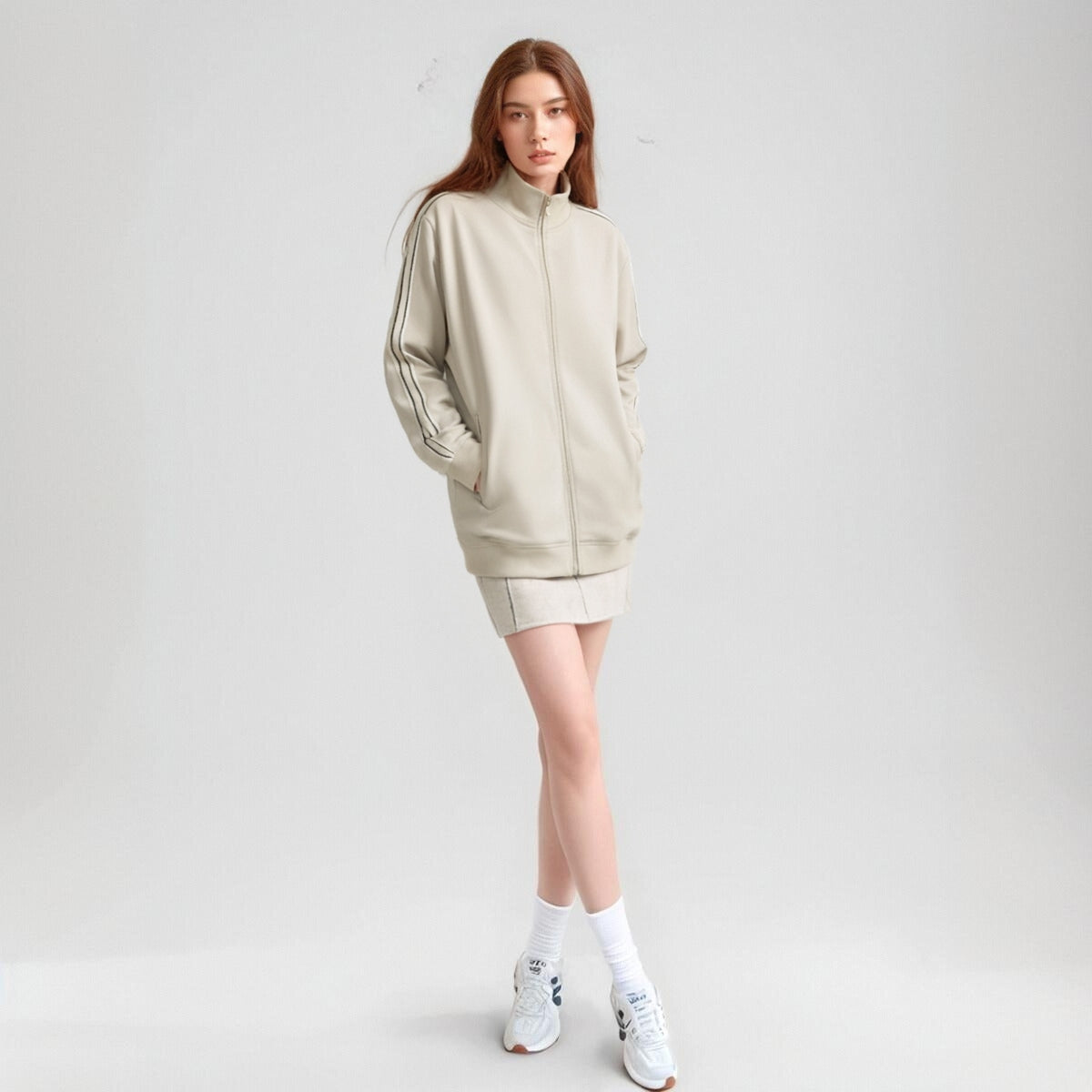 FO G Essentials Stripe Splicing Jacket