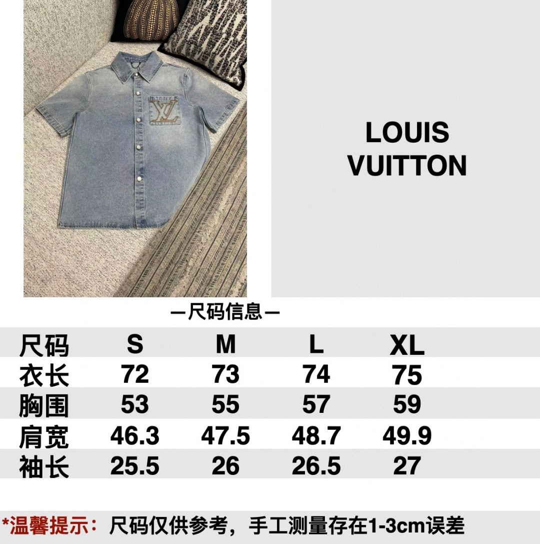 Louis new arrival denim 2025ss T-shirts 0034
