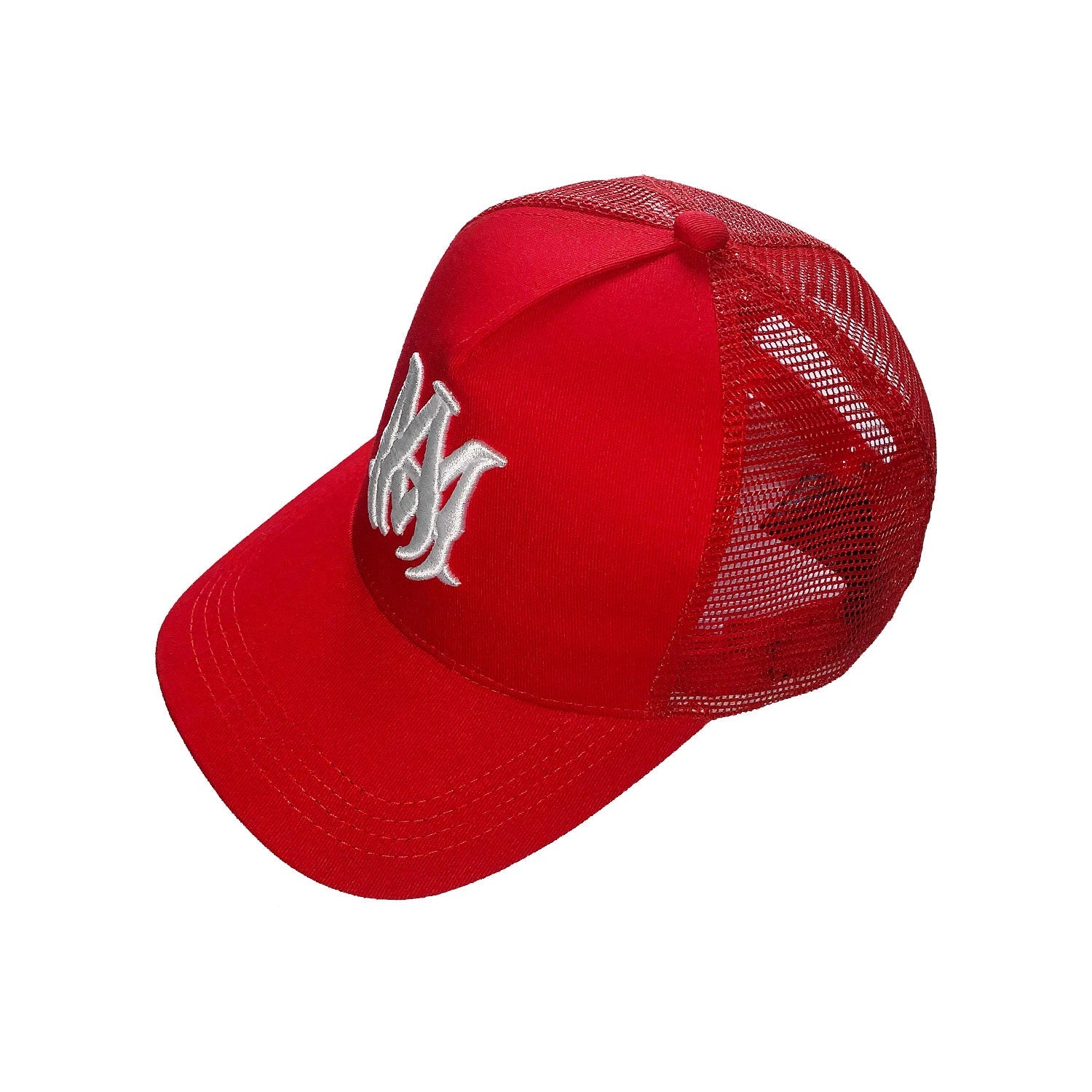 AM EMBROIDERED TRUCKER HAT