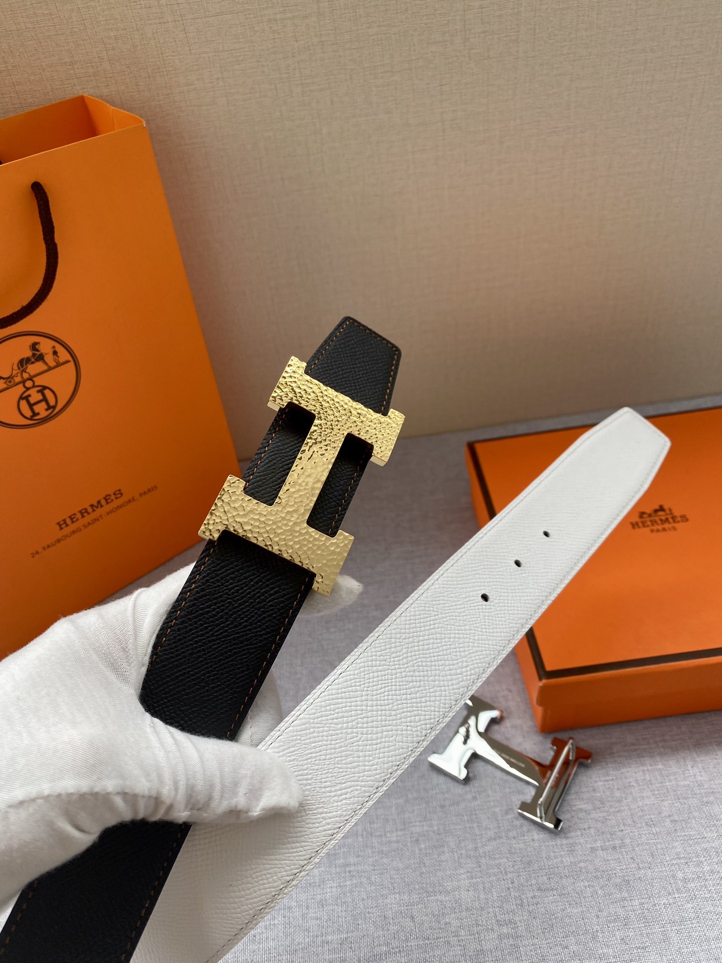 HM new arrival men belt 005 width 3.8 cm