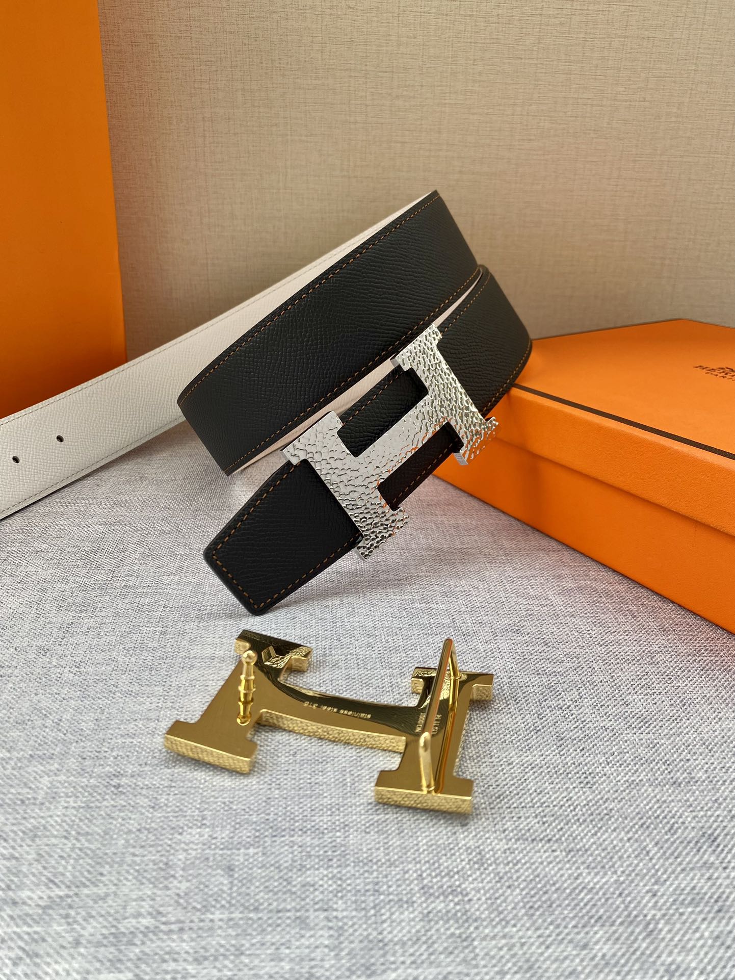 HM new arrival men belt 005 width 3.8 cm