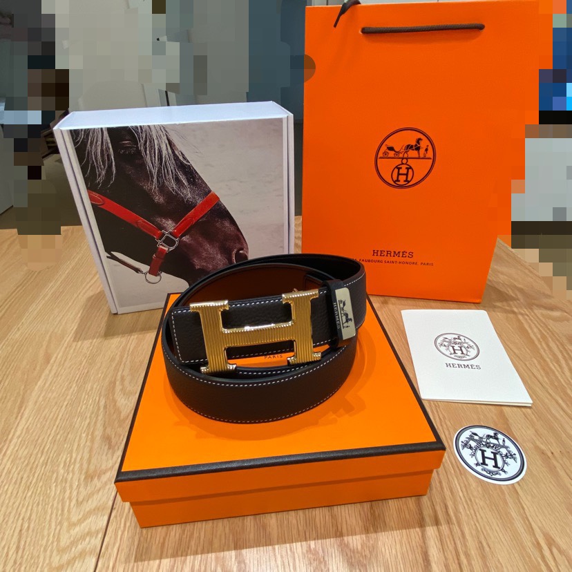 HM new arrival men belt  001  width 3.8 cm