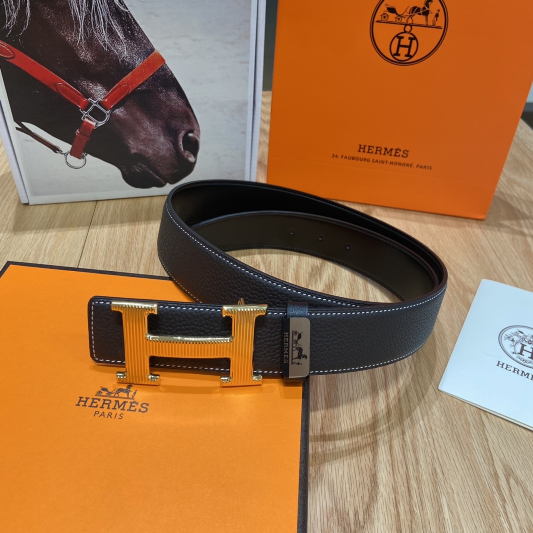 HM new arrival men belt  001  width 3.8 cm