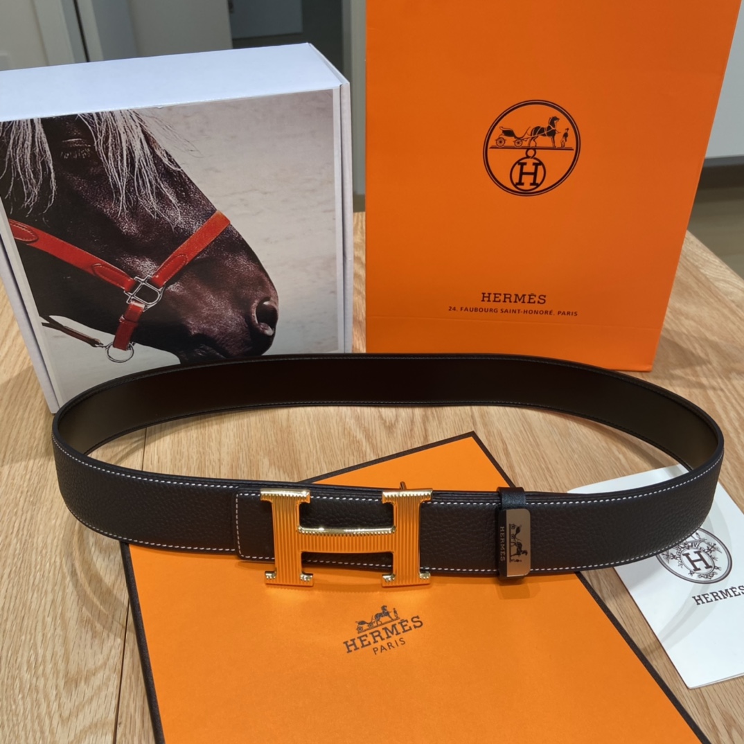 HM new arrival men belt  001  width 3.8 cm