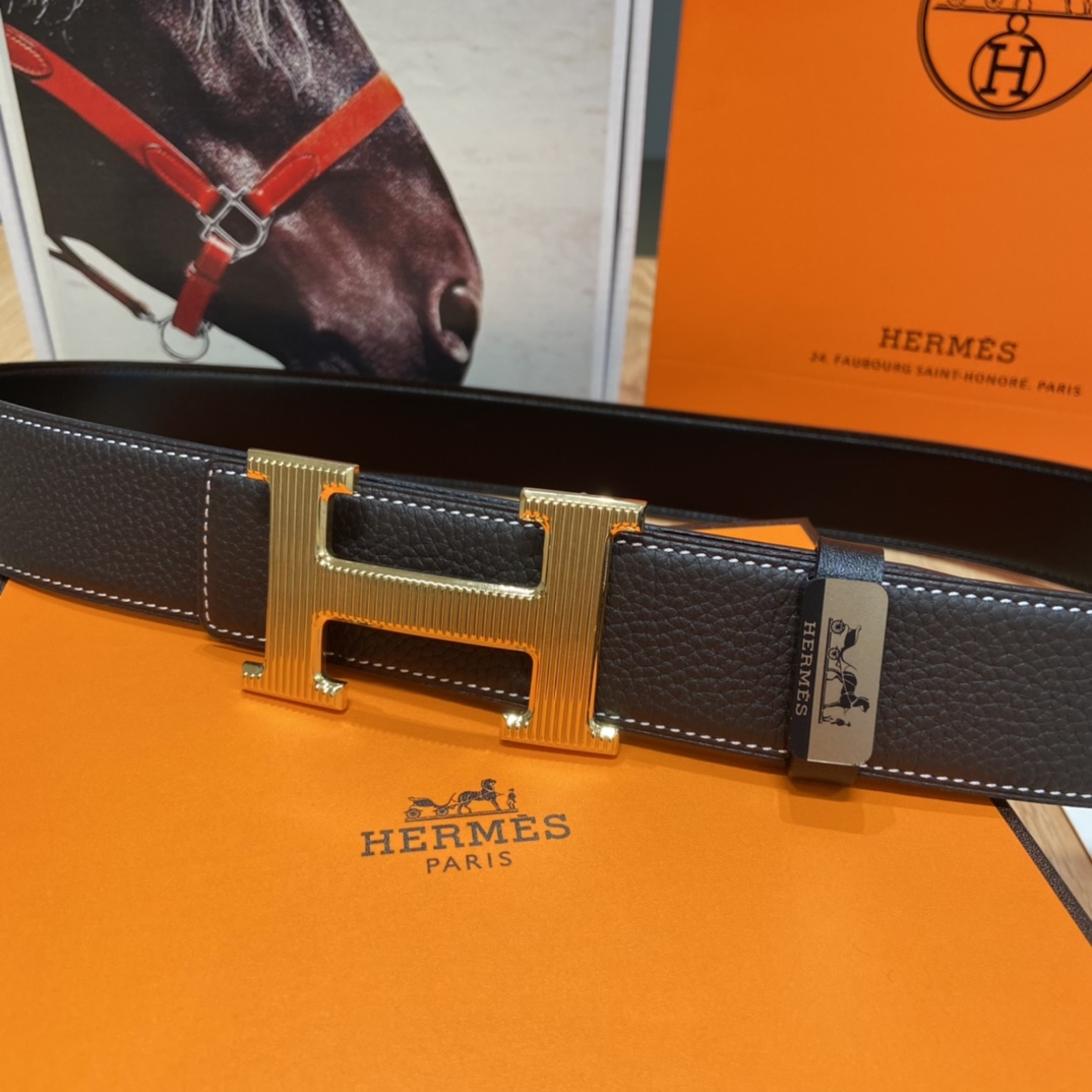 HM new arrival men belt  001  width 3.8 cm