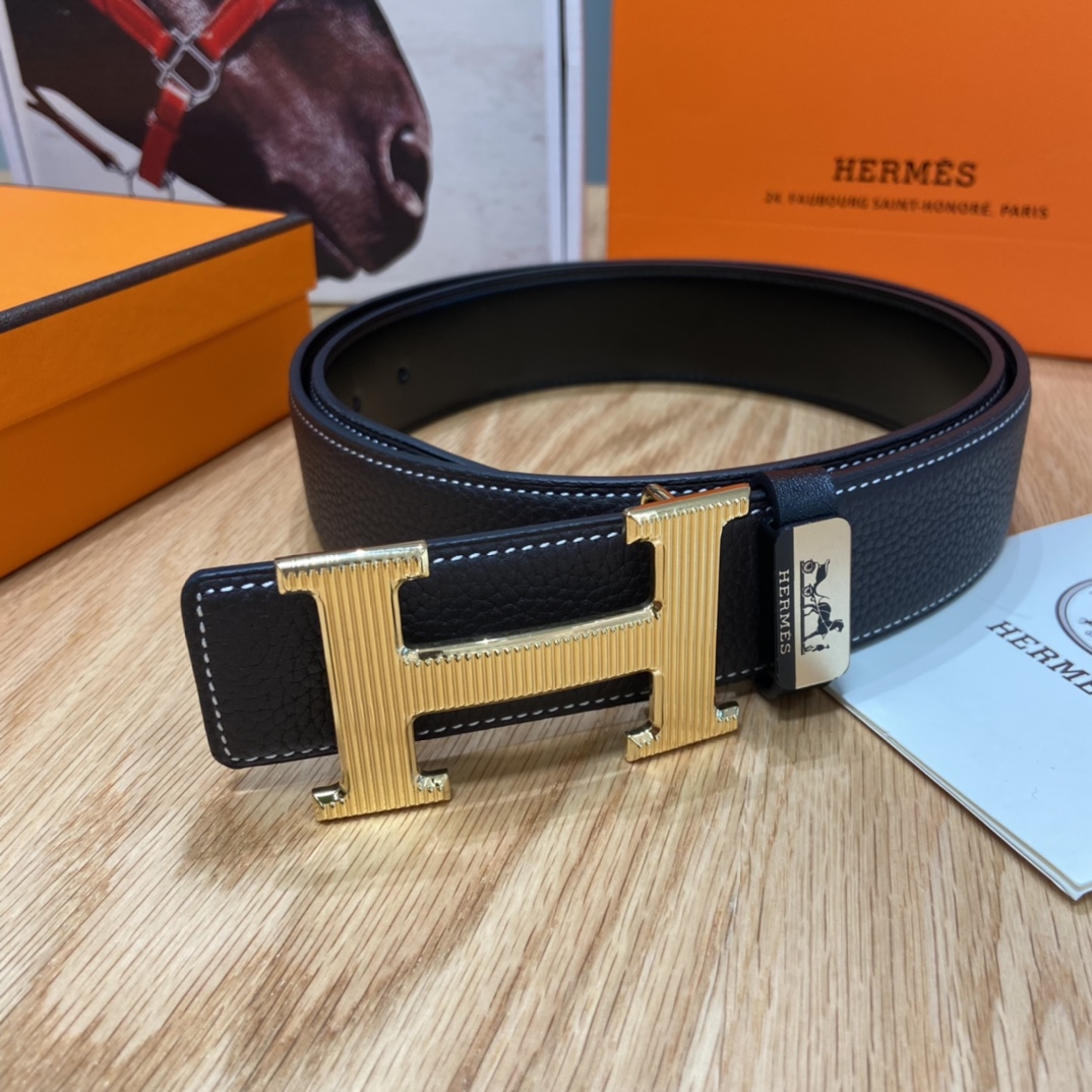 HM new arrival men belt  001  width 3.8 cm