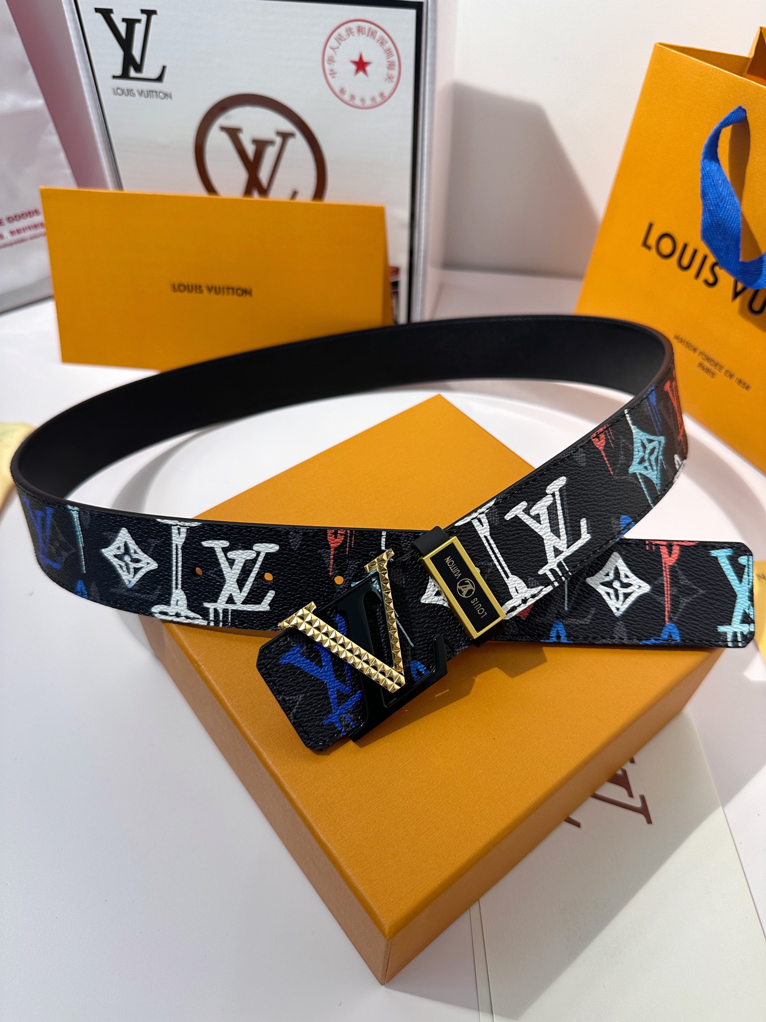 L new arrival men belt 0023 width 3.8 cm