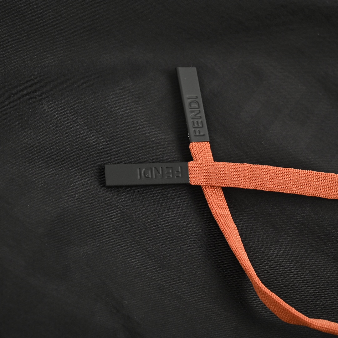 Fen Swim Shorts Black nylon shorts