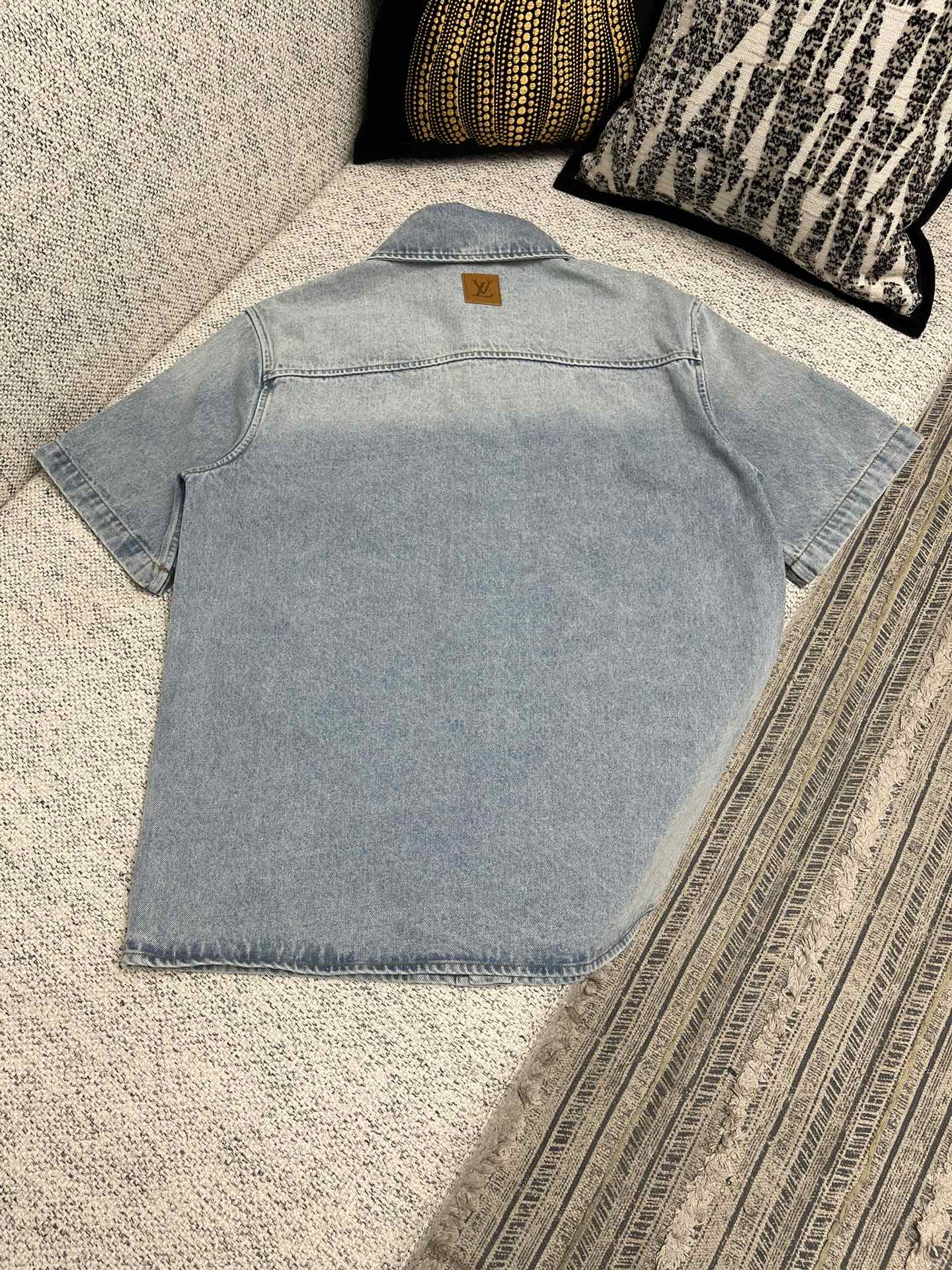 Louis new arrival denim 2025ss T-shirts 0034