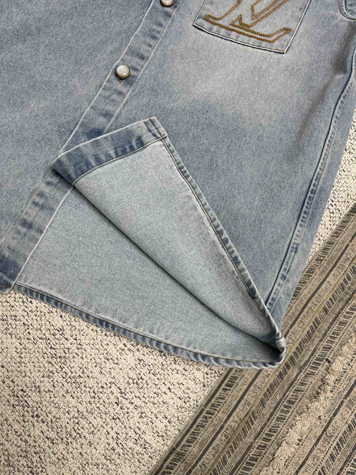 Louis new arrival denim 2025ss T-shirts 0034