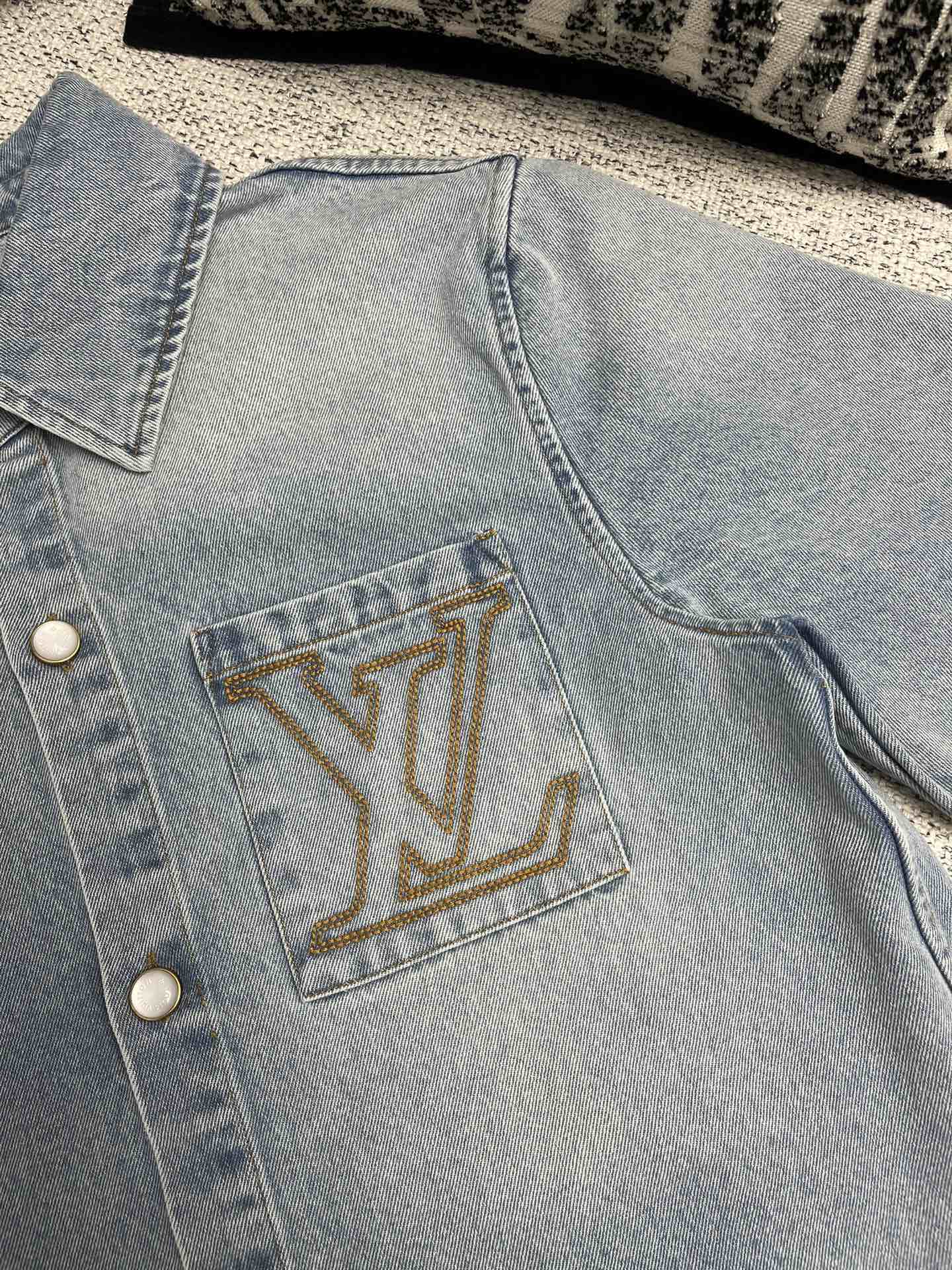 Louis new arrival denim 2025ss T-shirts 0034