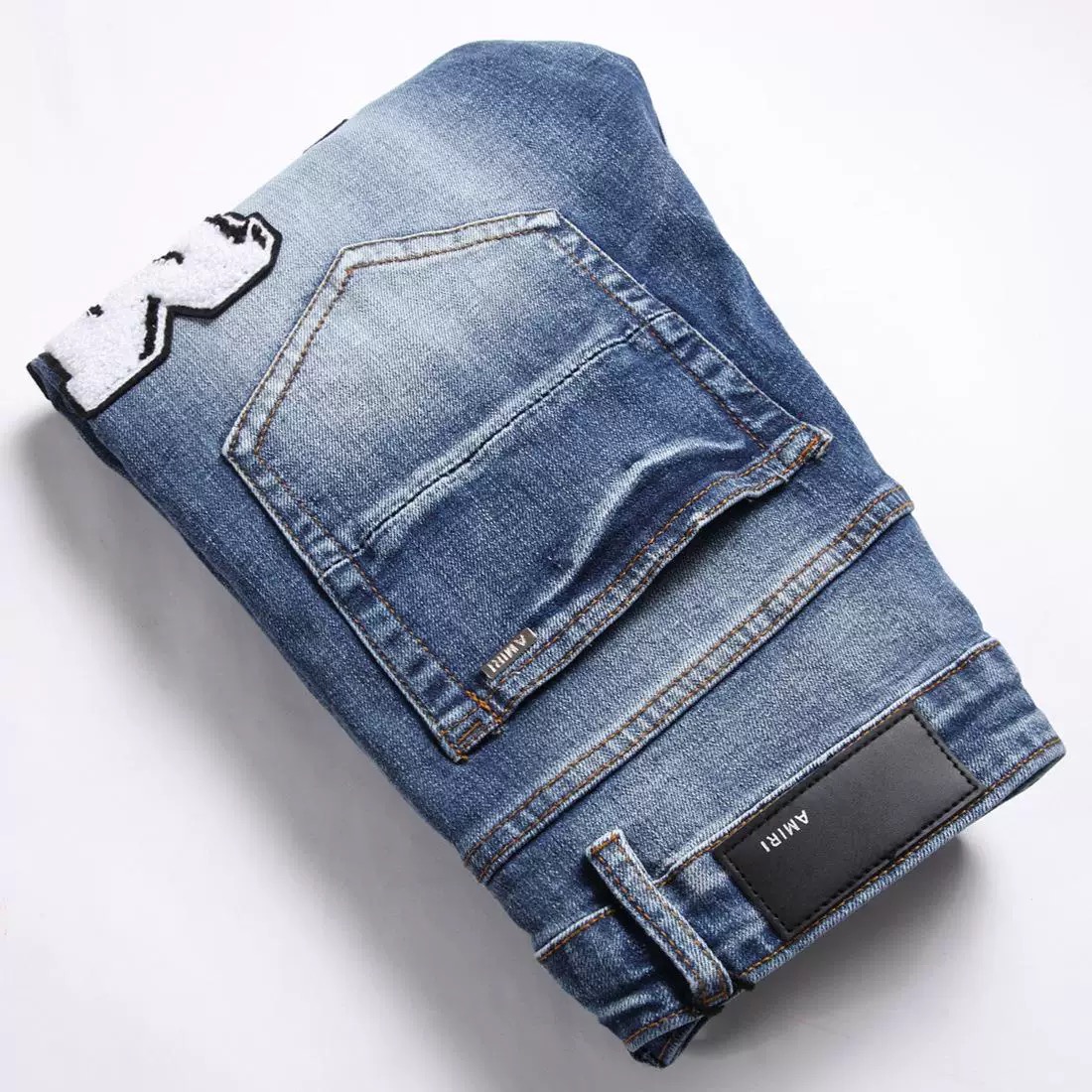 AM New Fashion Ripped Jeans XK3225