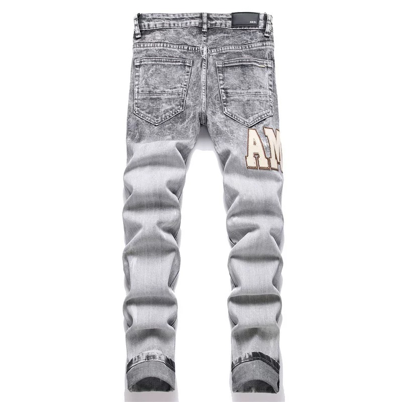 AM New Fashion Ripped Jeans XK3226