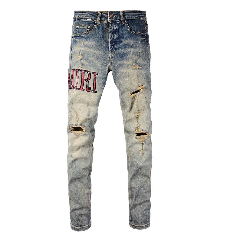 AM New Fashion Ripped Jeans XK3230