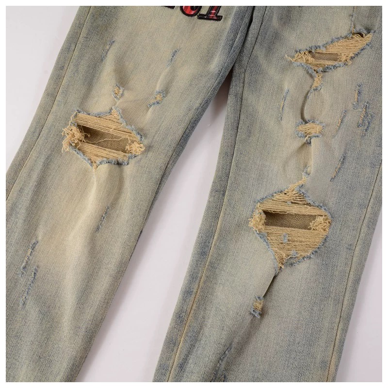 AM New Fashion Ripped Jeans XK3230