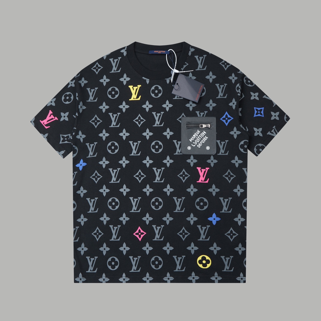 Louis new arrival 2025ss Damier Monogram T-shirts 0020