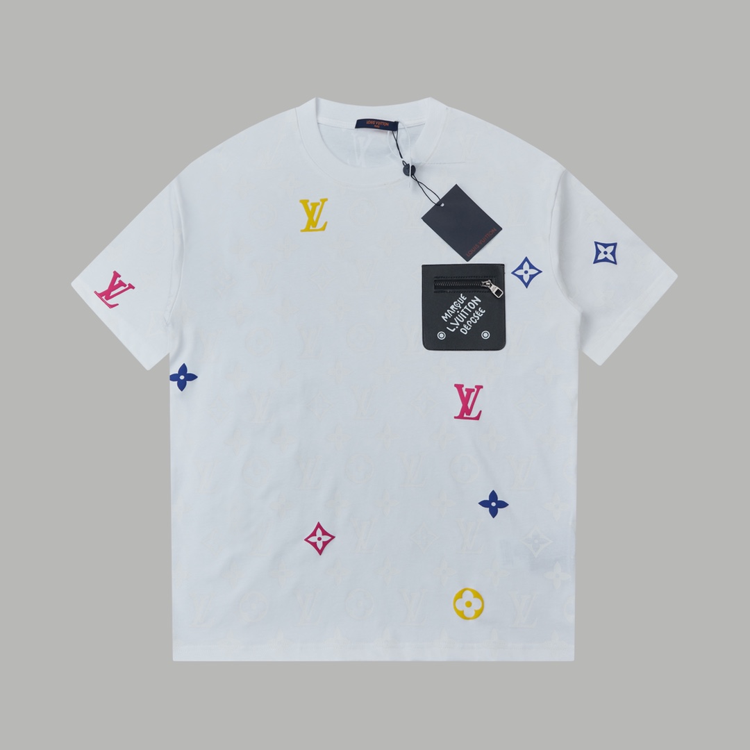 Louis new arrival 2025ss Damier Monogram T-shirts 0021