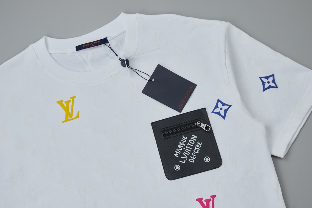 Louis new arrival 2025ss Damier Monogram T-shirts 0021